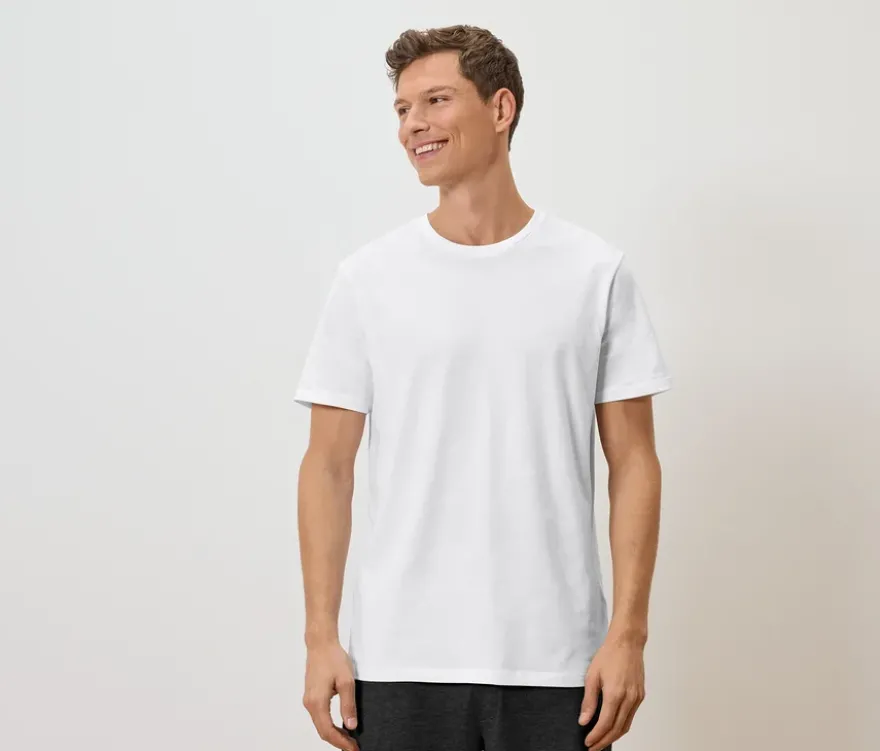 2 T-Shirts mit Rundhalsausschnitt