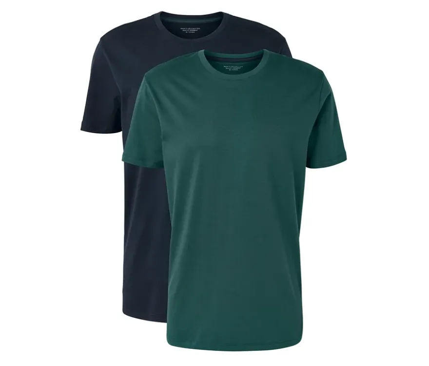 2 T-Shirts mit Rundhalsausschnitt
