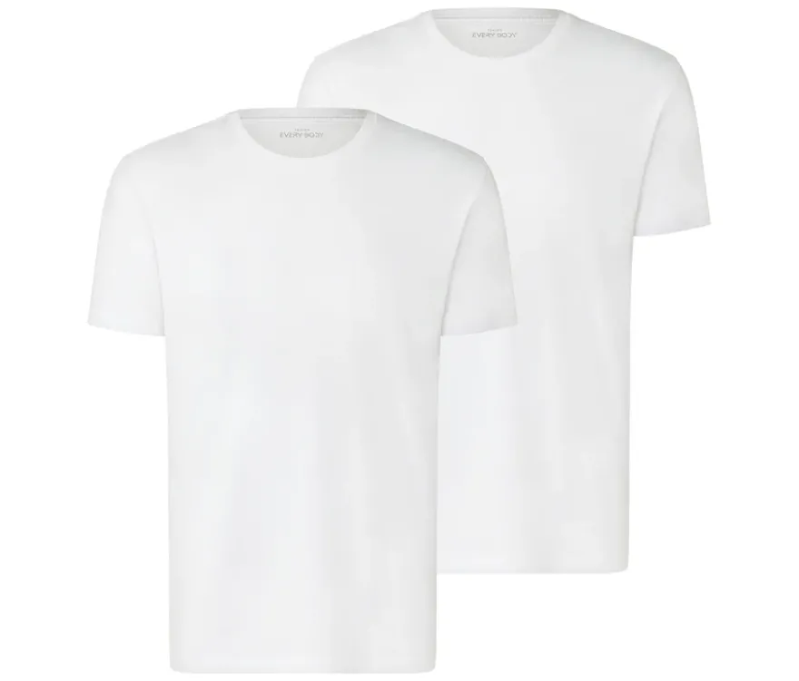 2 T-Shirts mit Rundhalsausschnitt