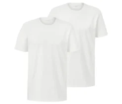 2 T-Shirts, weiß