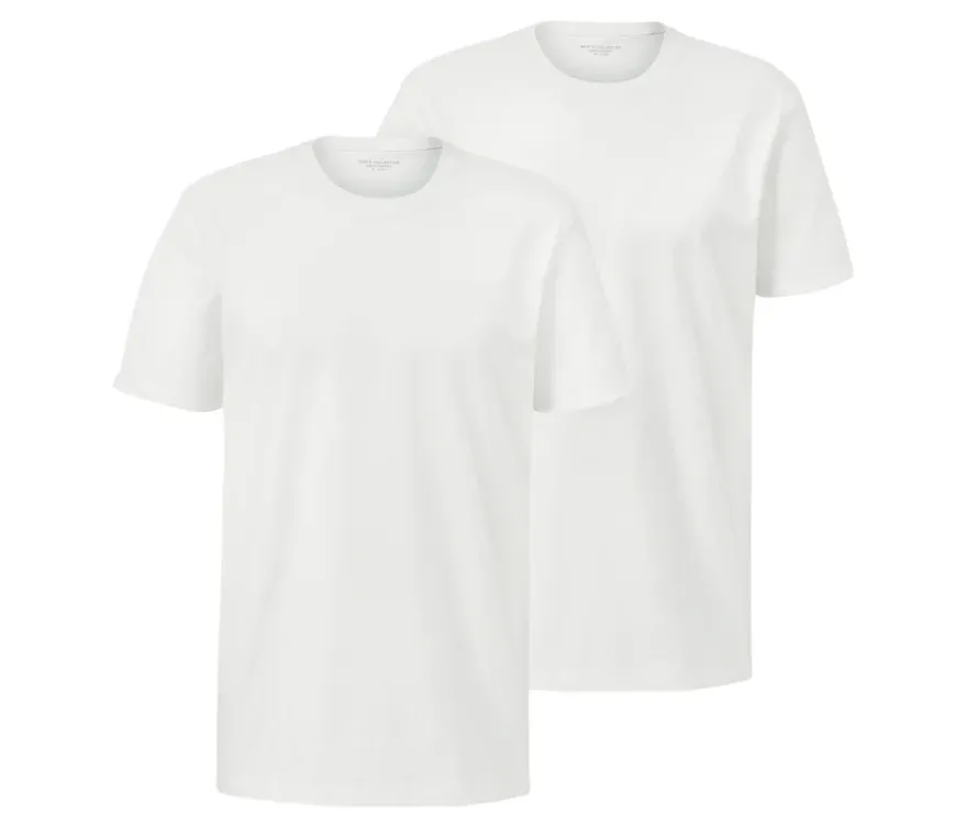 2 T-Shirts, weiß