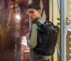 Tucano TUGO Kabinenrucksack mit Laptopfach, schwarz