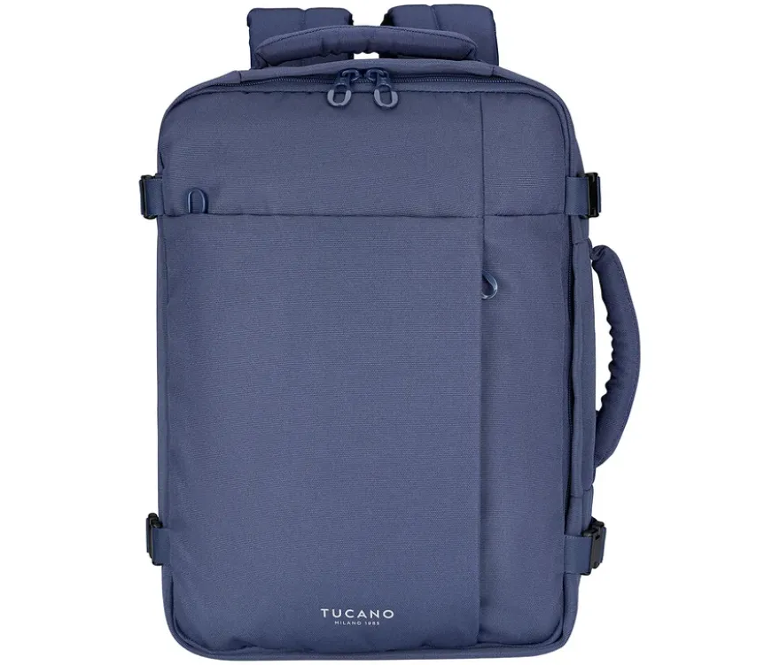 Tucano TUGO Kabinenrucksack mit Laptopfach, blau