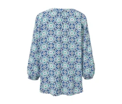 Tunika-Bluse mit Alloverprint