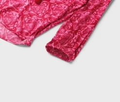 Tunika-Bluse, pinkfarbener Alloverprint