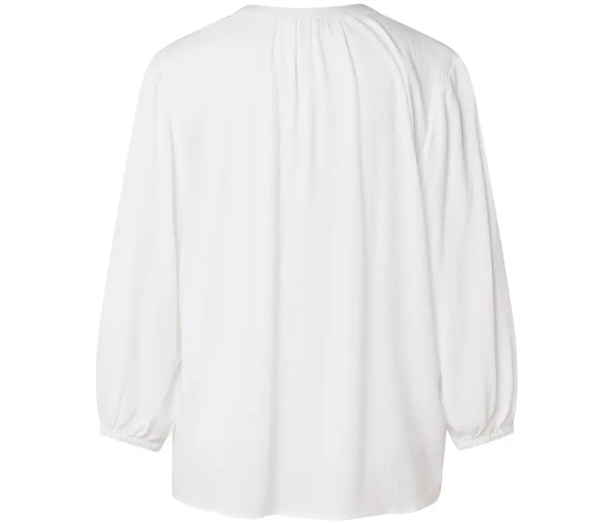 Tunika-Bluse, weiß