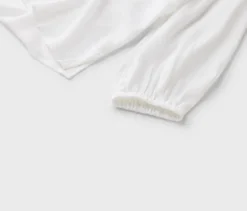 Tunika-Bluse, weiß