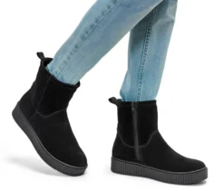 Veloursleder-Boots