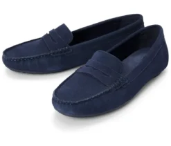 Veloursleder-Loafer