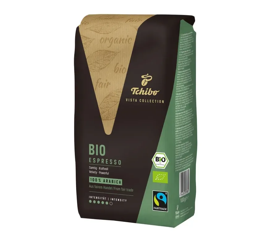 Vista Collection Bio Espresso - 1x 1 kg Ganze Bohne