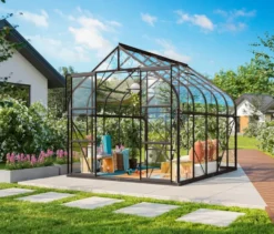 Vitavia Gewächshaus, ESG 8,3 m² inkl. Rahmenfundament
