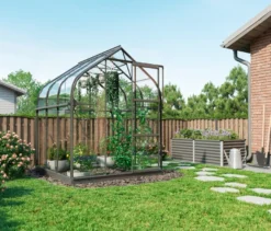 Vitavia Gewächshaus Orion ESG 3,8 m² inkl. Rahmenfundament