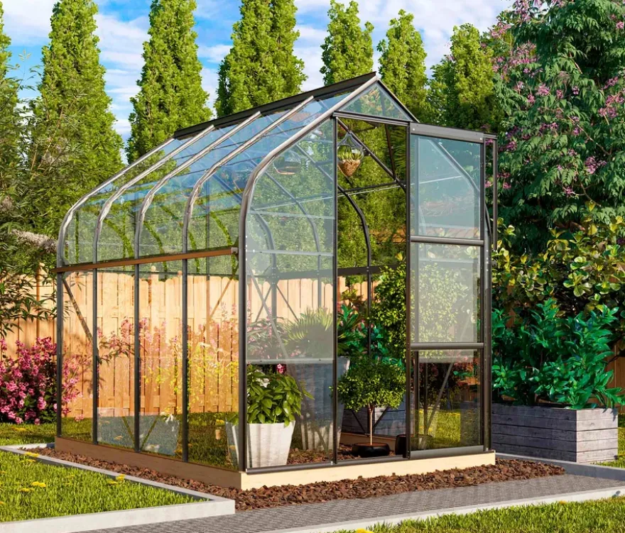 Vitavia Gewächshaus Orion ESG 5 m² inkl. Rahmenfundament