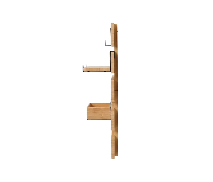 Wandregal mit flexiblen Haken und Boden