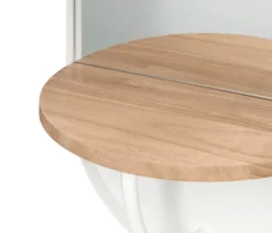 Wandspiegel mit Ablage und Garderobenstange