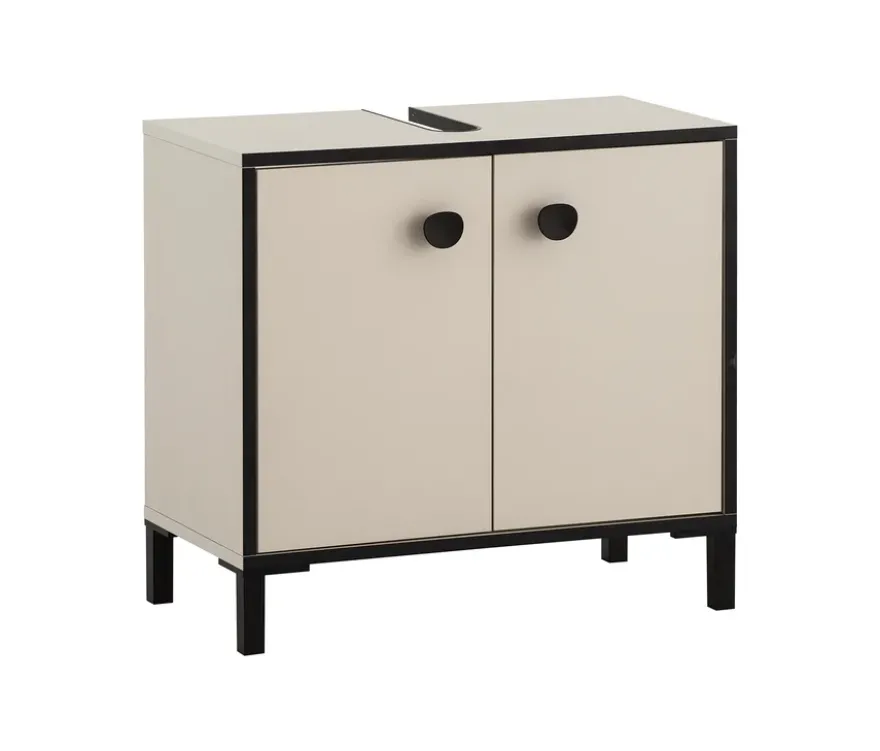 Waschbeckenunterschrank »Edda« mit 2 Türen, cremebeige