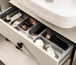 Waschbeckenunterschrank »Edda« mit 2 Schubladen, cremebeige
