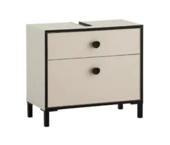 Waschbeckenunterschrank »Edda« mit 2 Schubladen, cremebeige