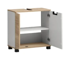 Waschbeckenunterschrank »Emmik«, weiß/weißeiche