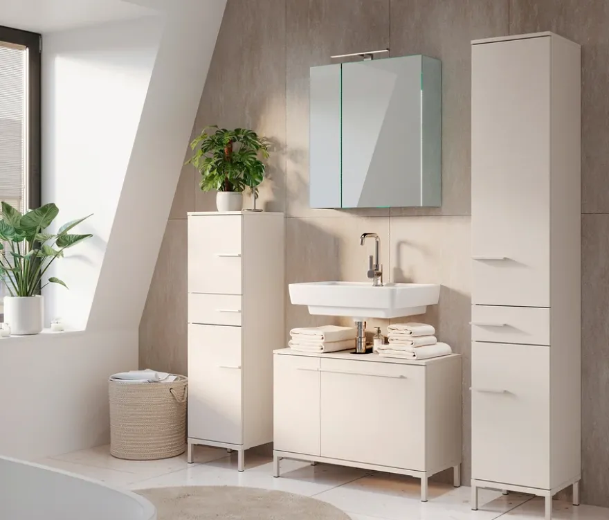 Waschbeckenunterschrank »Laurino«, kaschmir