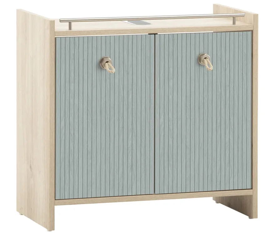 Waschbeckenunterschrank »Sonderby«, Nordic Blue Oak