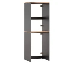 Waschmaschinenumbau »Solea U670«, anthrazit, 2er-Set