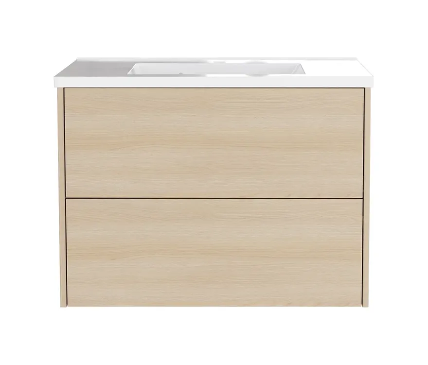 Waschtisch »Bodera« inkl Becken, Eichenoptik, 81 cm