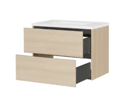 Waschtisch »Bodera« inkl Becken, Eichenoptik, 81 cm