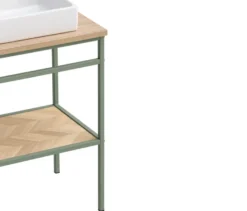 Waschtisch mit Aufsatzbecken »Lorna«, Fischgräte, pistazie