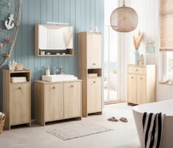 Waschtisch »Sonderby«, Nordic Light Oak