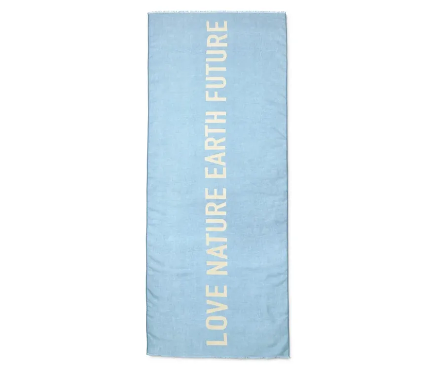 Webschal mit Statement-Print