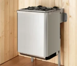 Weka Wochenendhaus »Hamburg« mit Sauna und Aufbau, 70 mm, anthrazit