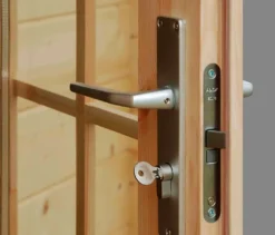 Weka Wochenendhaus mit 2 Etagen inkl. Aufbauservice, 66 m2 Wohnfläche, 70 mm Wandstärke