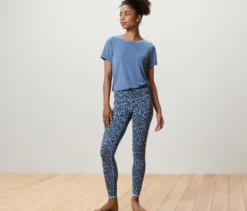 Wende-Sporttight, blau/hellblau