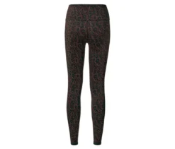 Wende-Sporttight, schwarz und braun