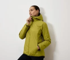 Wende-Steppjacke, khaki/grün-gelb