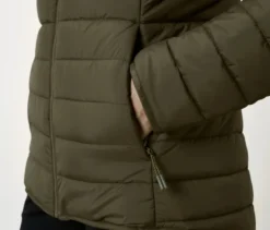 Wende-Steppjacke, khaki/grün-gelb