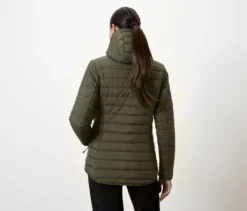 Wende-Steppjacke, khaki/grün-gelb