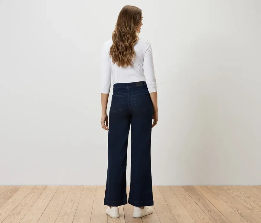 Wide Leg Jeans – Fit »Viki«, rinse