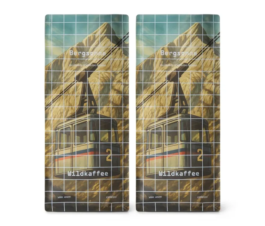 Wildkaffee - Bergsonne Espresso - 2x1 kg Ganze Bohne