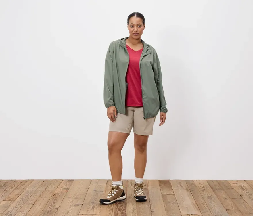 Windjacke »packable«, khaki