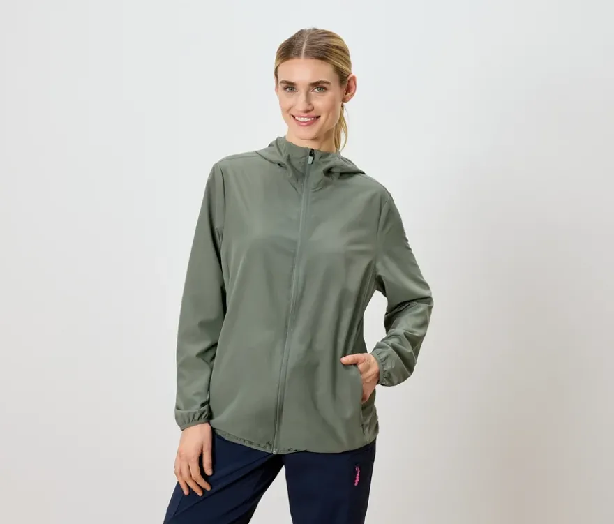 Windjacke »packable«, khaki
