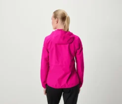 Windprotection-Laufjacke, neonpink