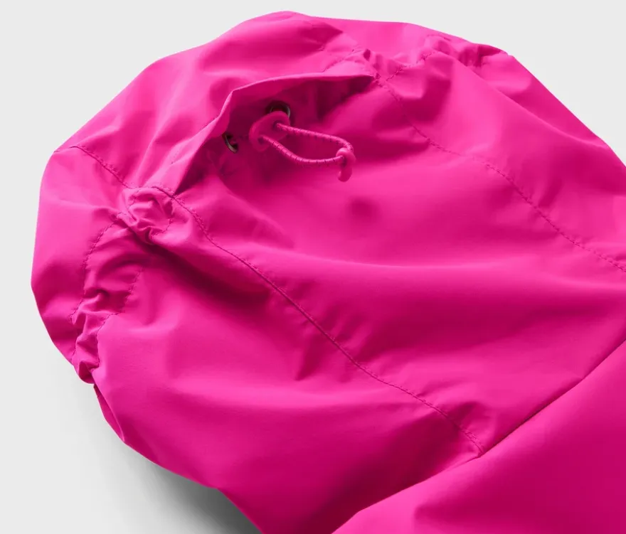 Windprotection-Laufjacke, neonpink