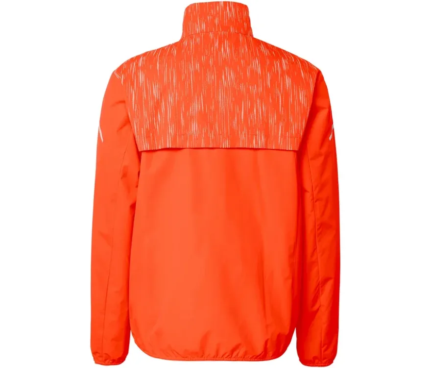 Windprotection-Laufjacke, neonorange