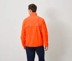 Windprotection-Laufjacke, neonorange