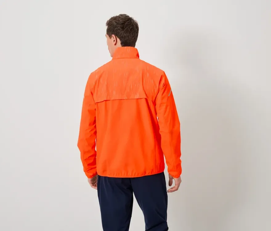 Windprotection-Laufjacke, neonorange