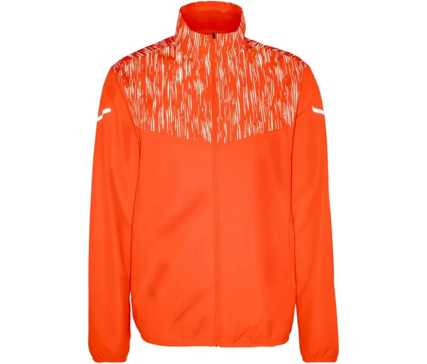 Windprotection-Laufjacke, neonorange