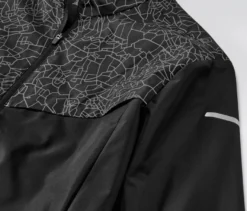 Windprotection-Laufjacke, schwarz