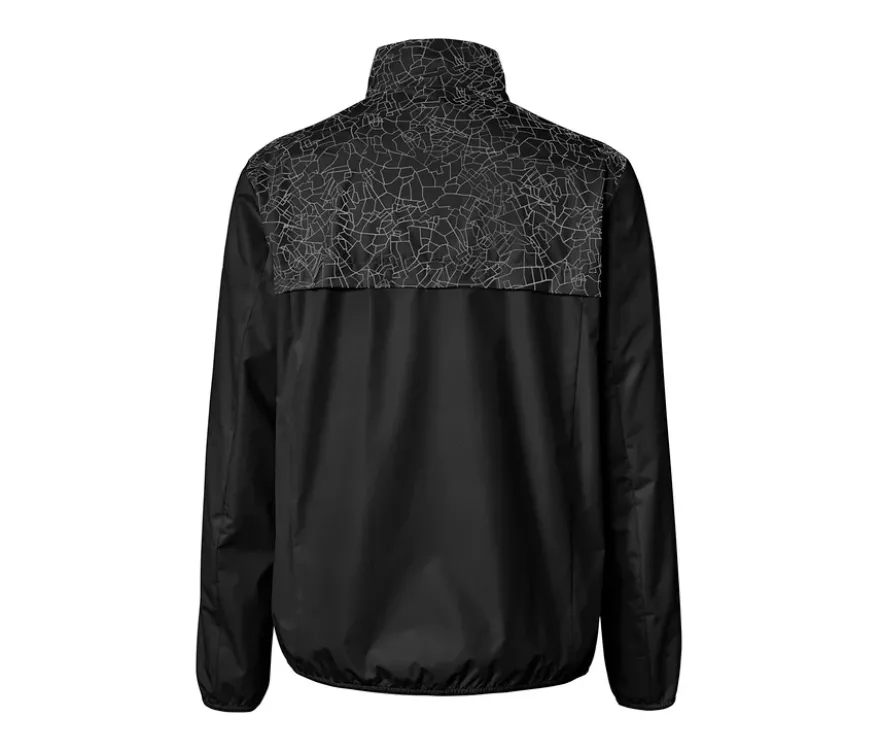Windprotection-Laufjacke, schwarz